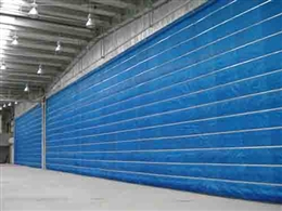 無機布防火卷簾門 無機布防火卷簾門